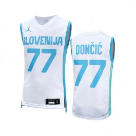 Slovenia Jordan KZS Limited Home maglia per bambini Dončić 77