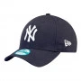 New York Yankees New Era 9FORTY League Essential Mütze Navy (10531939)