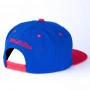 New York Rangers Mitchell & Ness 2 Tone Team Arch Snapback cappellino