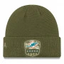 Miami Dolphins New Era 2019 On-Field Salute to Service Beanie