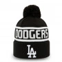 Los Angeles Dodgers New Era Team Jake Bobble Cuff Beanie