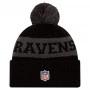 Baltimore Ravens New Era NFL 2020 Official Sideline Cold Weather Sport Knit Beanie