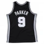 Tony Parker 9 San Antonio Spurs 2001-02 Mitchell & Ness Swingman Jersey