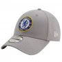 Chelsea New Era 9FORTY Screenprint Grey Sports Clip Cap Cap