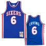 Julius Erving 6 Philadelphia 76ers 1976-77 Mitchell & Ness Swingman Jersey