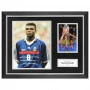 Marcel Desailly Signed Photo Framed 16