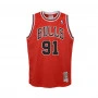 Dennis Rodman 91 Chicago Bulls 1997-98 Mitchell and Ness Swingman Road dečji dres