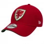 Wales FA New Era 9FORTY Rear Tab Velcro Cappellino