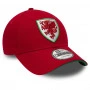 Wales FA New Era 9FORTY Rear Tab Velcro Cappellino