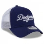 Los Angeles Dodgers New Era Trucker Team Script Cap