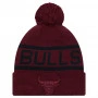 Chicago Bulls New Era Tonal Jake Bobble Beanie