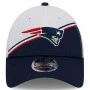 New England Patriots New Era 9FORTY NFL Sideline 2023 Stretch Snap Cap