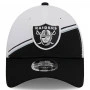 Las Vegas Raiders New Era 9FORTY NFL Sideline 2023 Stretch Snap Cap