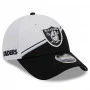 Las Vegas Raiders New Era 9FORTY NFL Sideline 2023 Stretch Snap Cap