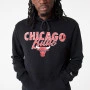 Chicago Bulls New Era Team Script Kapuzenpullover Hoody