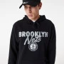 Brooklyn Nets New Era Team Script Kapuzenpullover Hoody