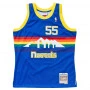 Dikembe Mutombo 55 Denver Nuggets 1991-92 Mitchell and Ness Swingman Road dres