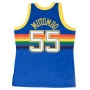 Dikembe Mutombo 55 Denver Nuggets 1991-92 Mitchell and Ness Swingman Road dres