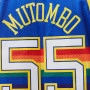 Dikembe Mutombo 55 Denver Nuggets 1991-92 Mitchell and Ness Swingman Road dres