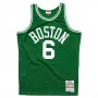 Bill Russell 6 Boston Celtics 1962-63 Mitchell and Ness Swingman Road dres 