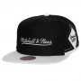 Mitchell and Ness Diamond Black White kapa