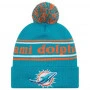 Miami Dolphins New Era Marquee Script Beanie