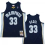 Marc Gasol 33 Memphis Grizzlies 2008-09 Mitchell and Ness Swingman Dark Maglia