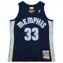 Marc Gasol 33 Memphis Grizzlies 2008-09 Mitchell and Ness Swingman Dark dres