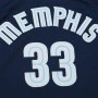 Marc Gasol 33 Memphis Grizzlies 2008-09 Mitchell and Ness Swingman Dark dres