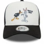 Daffy Duck and Bugs Bunny Looney Tunes New Era A-Frame Trucker Cappellino 