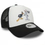 Daffy Duck and Bugs Bunny Looney Tunes New Era A-Frame Trucker Cappellino 