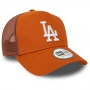 Los Angeles Dodgers New Era A-Frame Trucker League Essential Cap