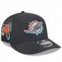 Miami Dolphins New Era 9FIFTY 2024 Draft Low Profile Trucker Cap