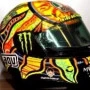 Valentino Rossi VR46 Season 2010 AGV Mini Helmet 1:5