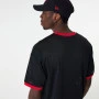 Chicago Bulls New Era Team Logo Mesh Oversized T-Shirt