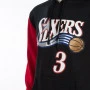 Allen Iverson 3 Philadelphia 76ers 2001 Mitchell and Ness Fashion Fleece Kapuzenpullover Hoody