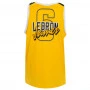 Lebron James 6 Los Angeles Lakers Crew Neck Shooter Tank Jersey