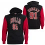 Dennis Rodman 91 Chicago Bulls 1996 Mitchell and Ness Fashion Fleece Kapuzenpullover Hoody