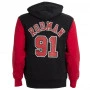 Dennis Rodman 91 Chicago Bulls 1996 Mitchell and Ness Fashion Fleece Kapuzenpullover Hoody