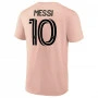 Lionel Messi Inter Miami CF Authentic Stack Pink T-Shirt