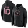 Lionel Messi Inter Miami CF Authentic Stack Black Kapuzenpullover Hoody