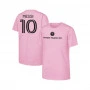 Lionel Messi Inter Miami CF Name and Number Pink otroška majica 