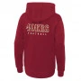 San Francisco 49ers Nike Club Sideline Fleece Pullover pulover sa kapuljačom