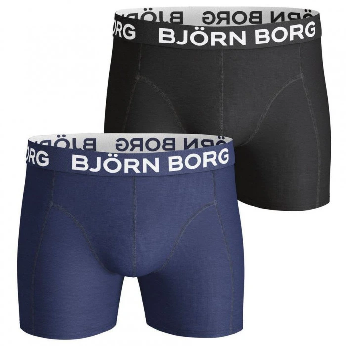 Björn Borg Solid Cotton Stretch 2x boksarice
