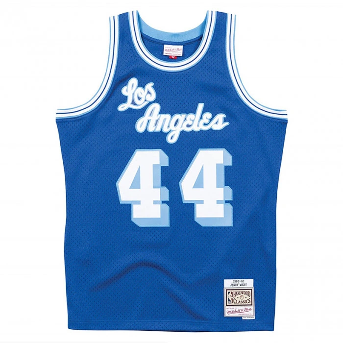 Jerry West 44 Los Angeles Lakers 1960-61 Mitchell & Ness Swingman maglia