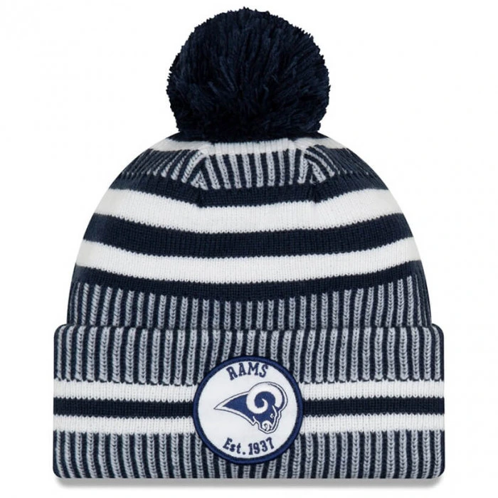 Los Angeles Rams New Era 2019 NFL Official On-Field Sideline Cold Weather Home Sport 1937 Beanie