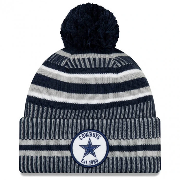 Dallas Cowboys New Era 2019 NFL Official On-Field Sideline Cold Weather Home Sport 1960 Beanie 