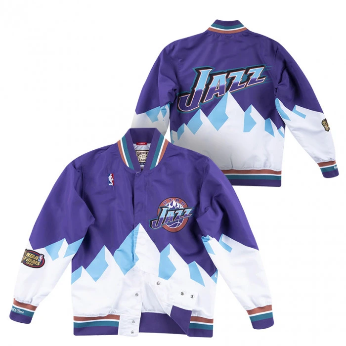 Utah Jazz 1997-98 Mitchell & Ness Authentic Warm Up Jacket