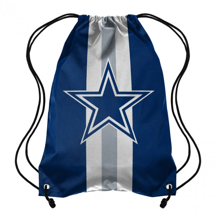 Dallas Cowboys Team Stripe Drawstring sacca sportiva