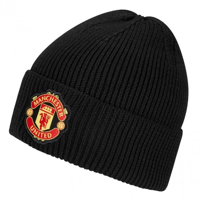 Manchester United Adidas Fold Up Cuff  Beanie